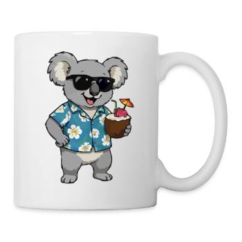 Koala Hawaii Cocktail - Tasse - Weiß - Rechts