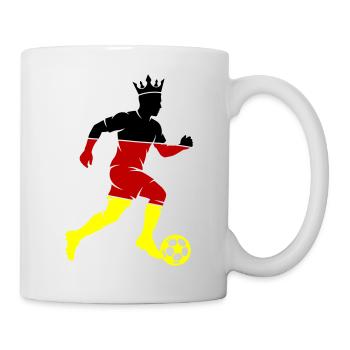 Fussballer Deutschland - Tasse - Weiß - Rechts
