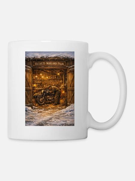 Helveti-Norland Motor OY - Tasse - Weiß