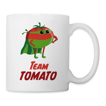 Team Tomato Hero Tee - Tasse - Weiß - Rechts