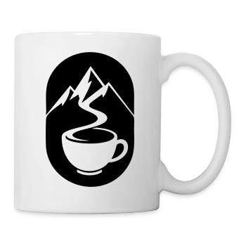 Coffee Mountains Hiking Outdoor Motif - Mug - white - Right