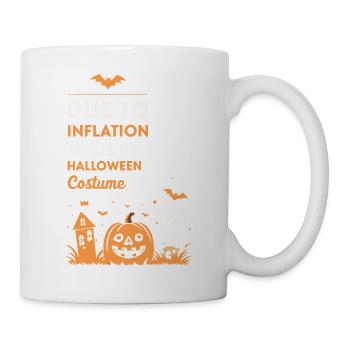 Halloween Inflation Mein Kostüm - Tasse - Weiß - Rechts