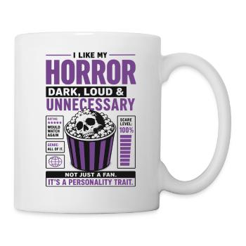 Marathon d’horreur Regarde le tien - Mug blanc - blanc - Droite