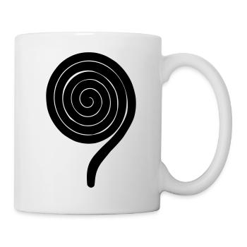 Neun 9. Geburtstag - Tasse - Weiß - Rechts