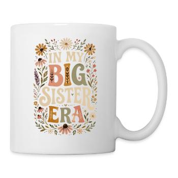 In My Big Sister Era Retro | Big Sister Gift - Mug - white - Right