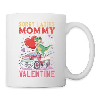 Retro Heart Valentine's Day Design Love - Mug - white - Right