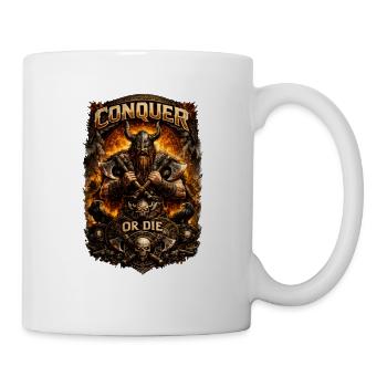 Conquer or Die – Viking Warrior Legend - Mug - white - Right
