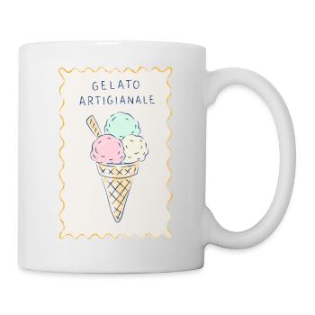 Gelato Artigianale Pastel Cream - Mug - white - Right
