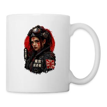 Tokyo Rebellin Untergrund - Tasse - Weiß - Rechts