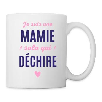 Cadeaux Mamie solo Humoristique - Mug blanc - blanc - Droite