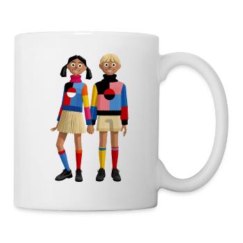 Kiki and Mimo - Mug - white - Right