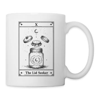 Lid Search | Tarot Humor Kitchen - Mug - white - Right