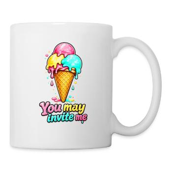 Eiskalt erwischt - Tasse - Weiß - Rechts