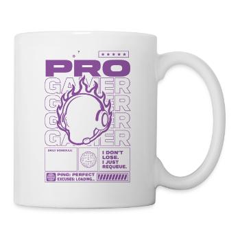 Conception du Crâne de Joueur Anxiété classé - Mug blanc - blanc - Droite