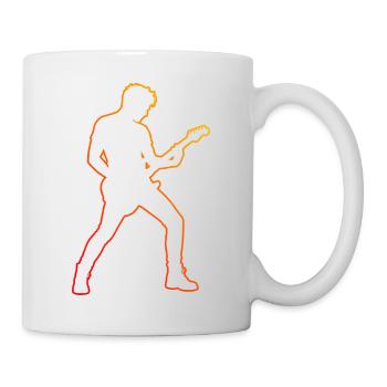Gitarrenspiel Geschenkidee für der Gitarrenspieler - Tasse - Weiß - Rechts