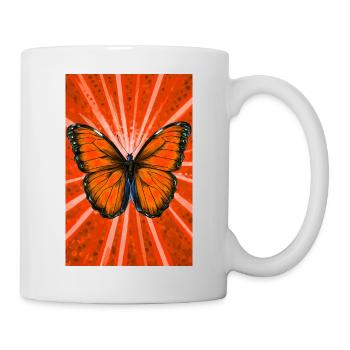butterfly - Mug - white - Right