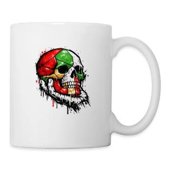 Heavy Metal meets Weihnachten - Tasse - Weiß - Rechts