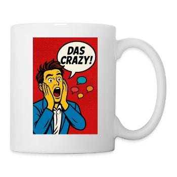 Pop Art Panik Panel - Tasse - Weiß - Rechts
