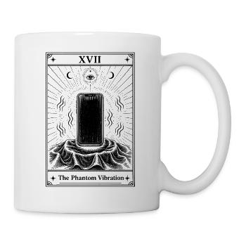 Vibration Fantôme | Carte de tarot tous les jours - Mug blanc - blanc - Droite