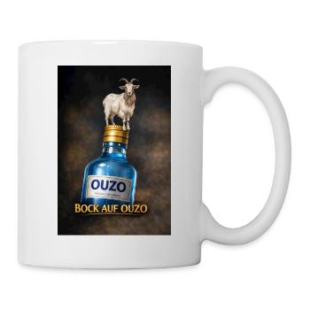 Bock auf Ouzo - Tasse - Weiß - Rechts