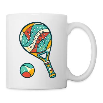 Paddel - Tasse - Weiß - Rechts