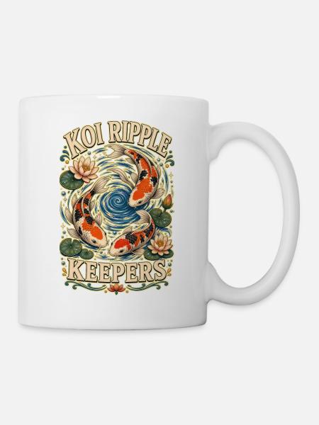KOI RIPPLE KEEPERS - Tasse - Weiß