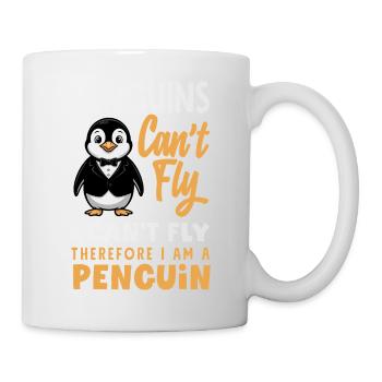 Pingouin mignon - Cadeau pour l’amoureux des manchots - Mug blanc - blanc - Droite