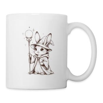 Rabbit Mage with Star Staff - Mug - white - Right