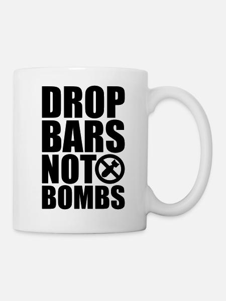 Des barres de largage, pas des bombes ! - Mug blanc - blanc