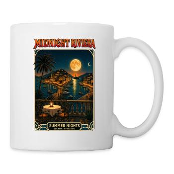 Midnight Riviera Summer Nights - Mug - white - Right