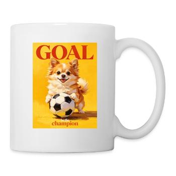 Become a football champion - Mug - white - Right