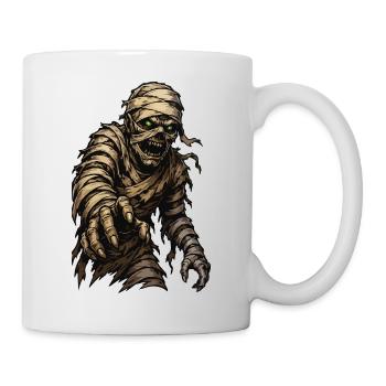 Mummy in bandage look - Mug - white - Right