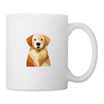 Golden Dog Family Retriever Dog Nature Love - Mug - white - Right
