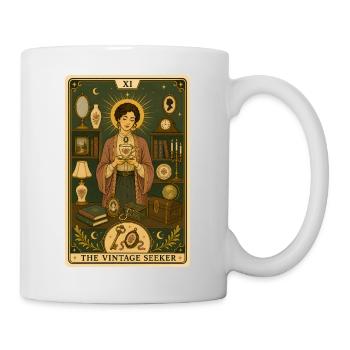 Attrapeur vintage | Tarot des antiquités - Mug blanc - blanc - Droite