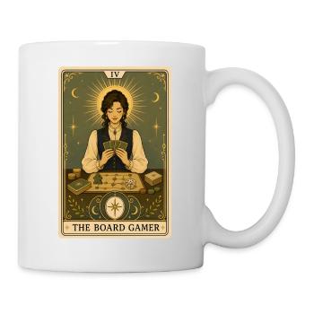 Fan de jeux de société | Jeux de société Tarot - Mug blanc - blanc - Droite