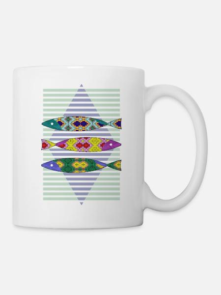 Fisch - Tasse - Weiß