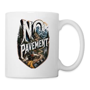No Pavement Offroad 4x4 Off-Road Vehicle Adventure - Mug - white - Right