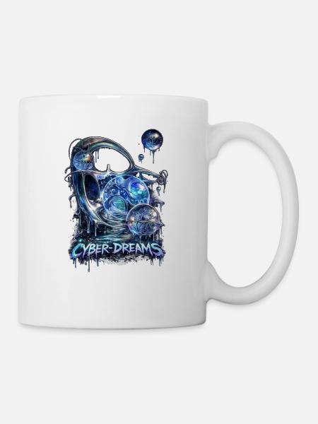 Cyber Dreams Wasserwagen - Tasse - Weiß