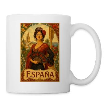 Spanien - Tasse - Weiß - Rechts