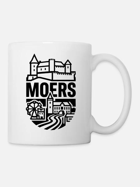 Moers Niederrhein - Tasse - Weiß