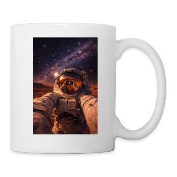 Marsianischer Nachtentdecker - Tasse - Weiß - Rechts