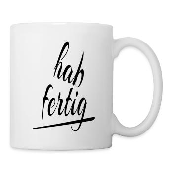 J’en ai fini - Mug blanc - blanc - Droite