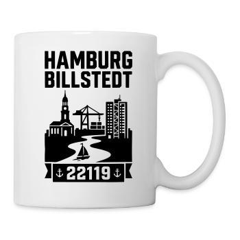 Hamburg Billstedt - Tasse - Weiß - Rechts
