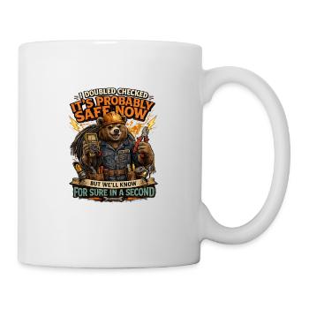I Double Checked It's Probably Safe - Mug - white - Right