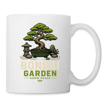 Japanese Bonsai Tree Plant Zen Garden Bonsai - Mug - white - Right