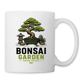 Japanese Bonsai Tree Plant Zen Gardener Bonsai - Mug - white - Right