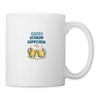 Kaltes Schaumsüppchen - Tasse - Weiß - Rechts