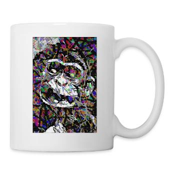 Caché - Mug blanc - blanc - Droite