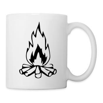 Fire Campfire Gift - Mug - white - Right