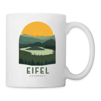 Eifel Vintage Landscape | National Park Style - Mug - white - Right